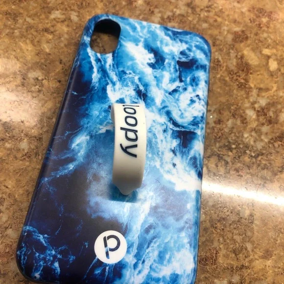 Loopy iPhone XS case blue